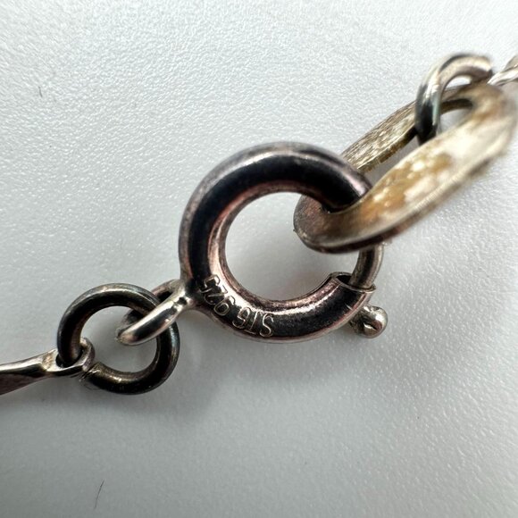 Vtg 18" Freshwater Pearl Necklace Sterling 925 w/Pearl Daisy & Turquoise Pendant - Picture 13 of 16